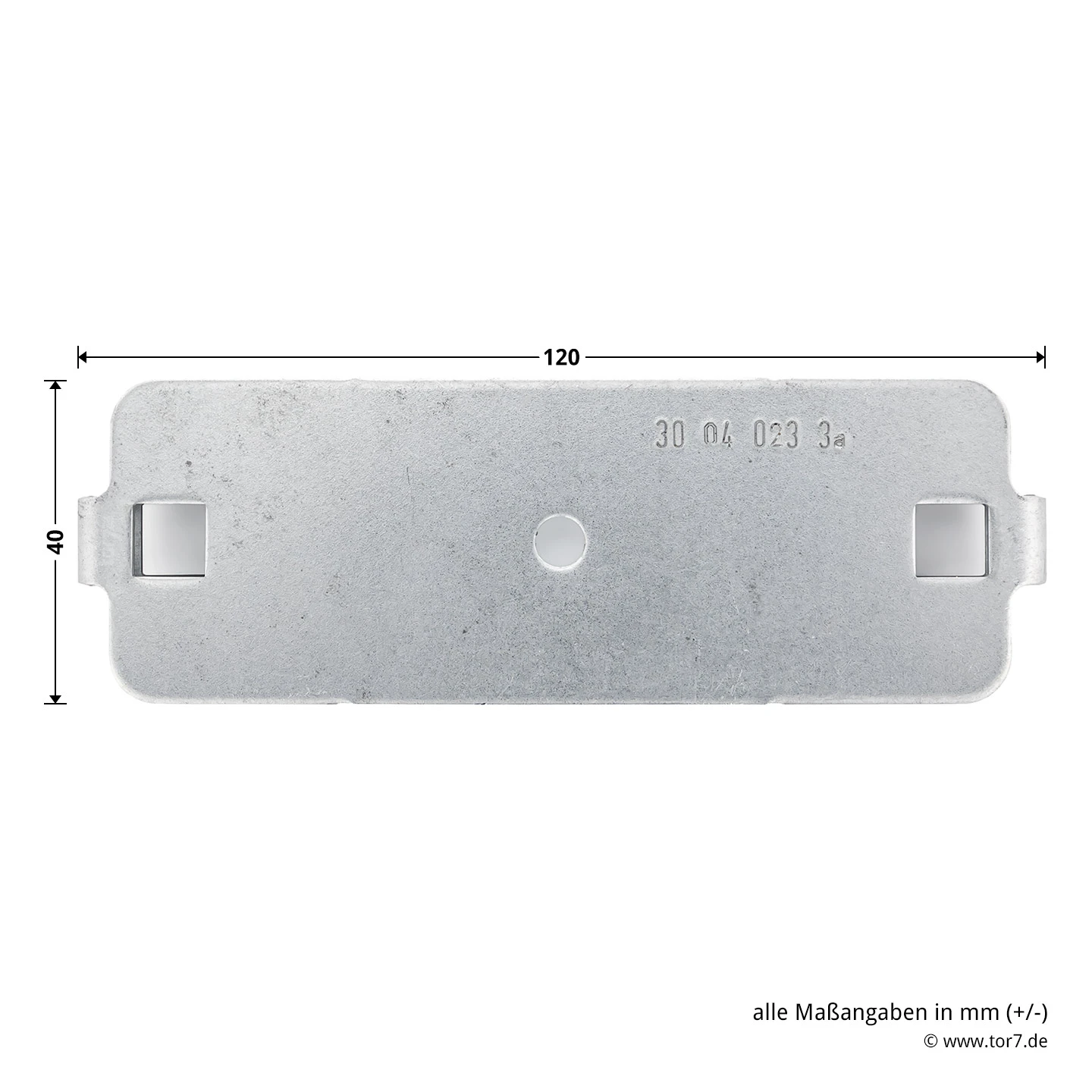 Hörmann Grundplatte Zur Befestigung Der Schienenabhängung – Bild 3