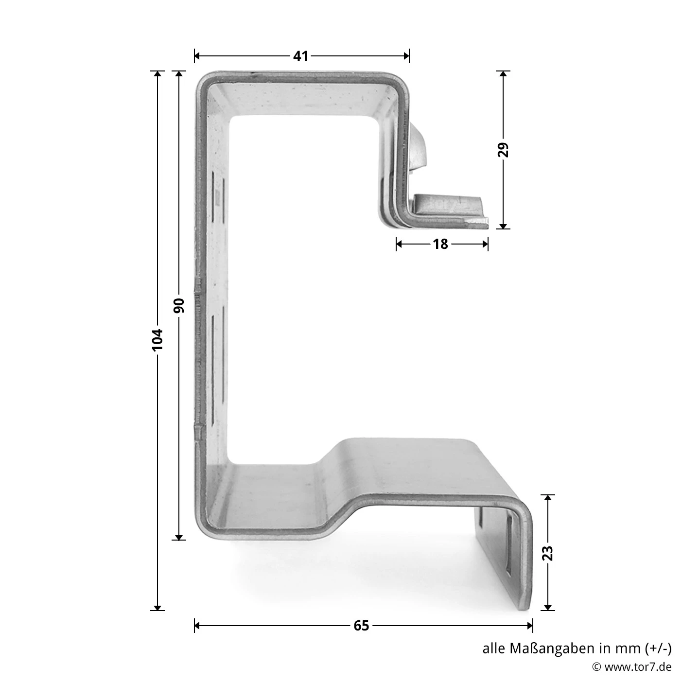 Hörmann Federstopperkonsole – Bild 5