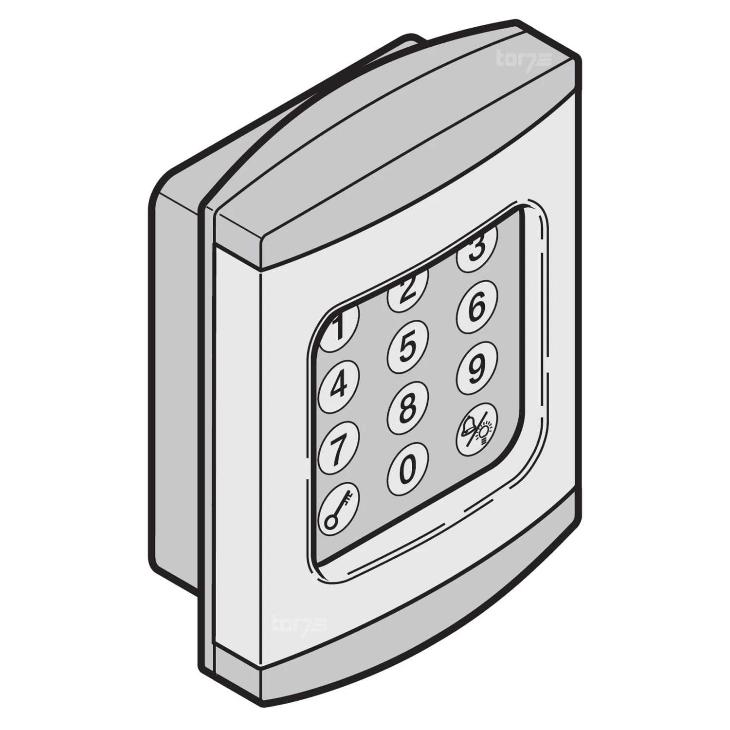 Hörmann Funk-Codetaster FCT 10, 40 MHz – Bild 2