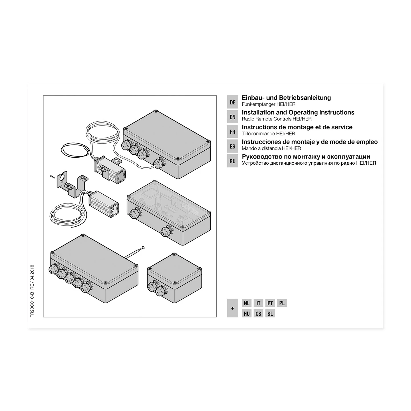 Hörmann 4-Kanal-Relais-Empfänger HER 4, 868 MHz – Bild 6