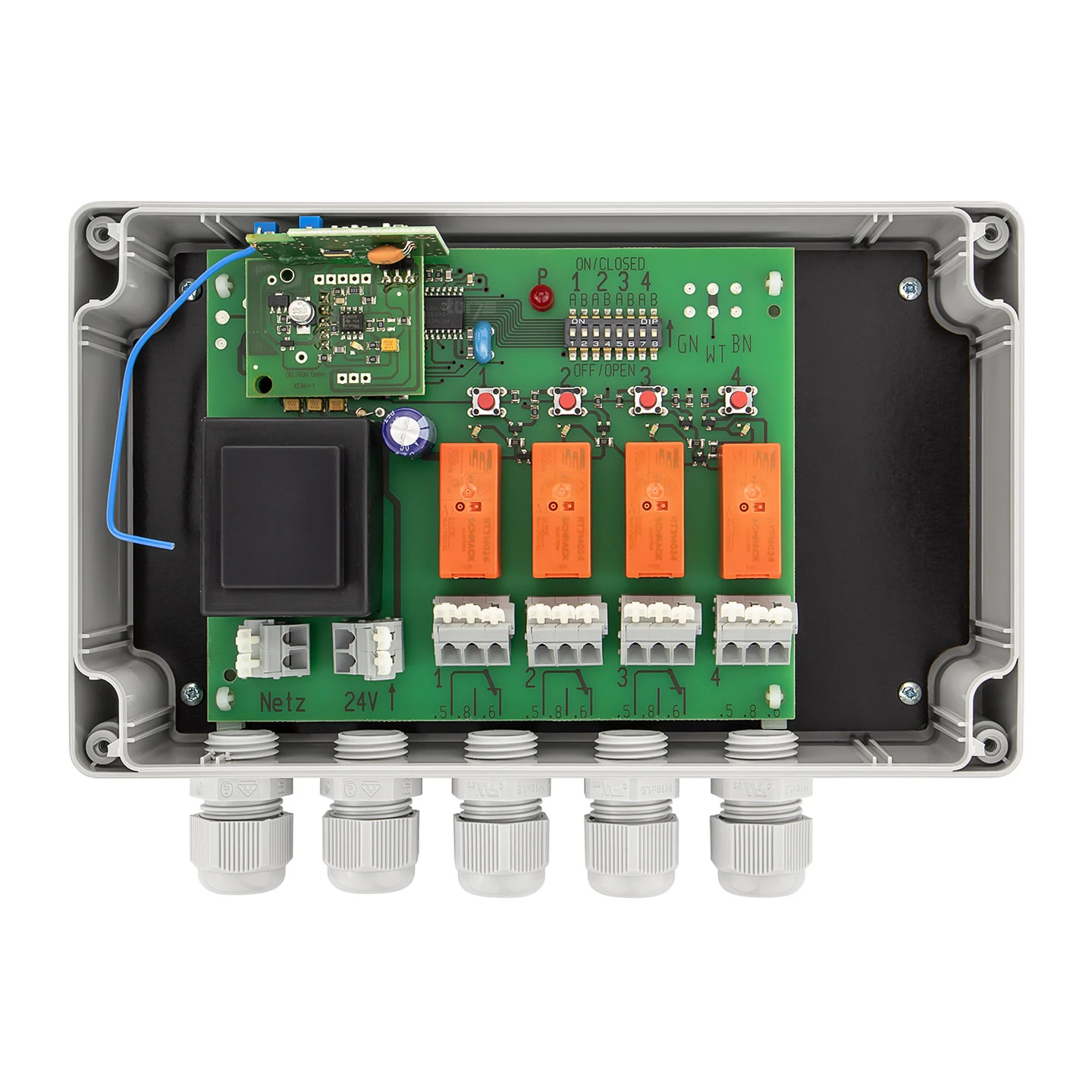 Hörmann 4-Kanal-Relais-Empfänger HER 4, 868 MHz – Bild 4