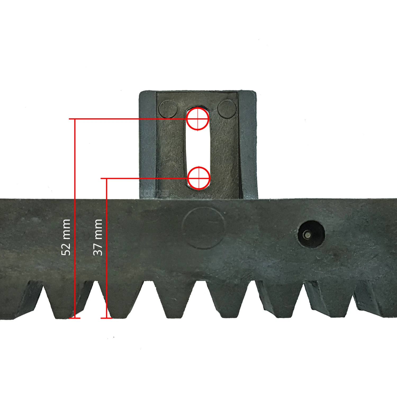 Hörmann Kunststoff-Zahnstange S6, Befestigung Oben – Bild 3