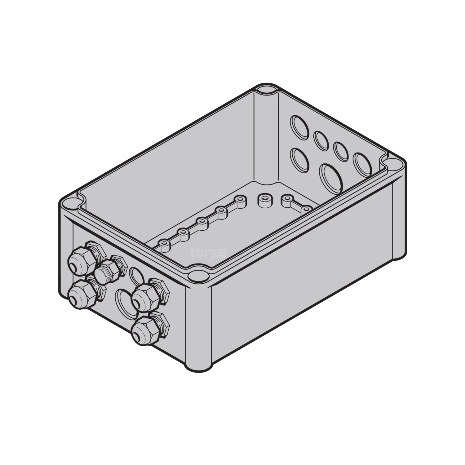 Hörmann Steuerungsgehäuse Für Drehtorantrieb DTA, Unterteil – Bild 2
