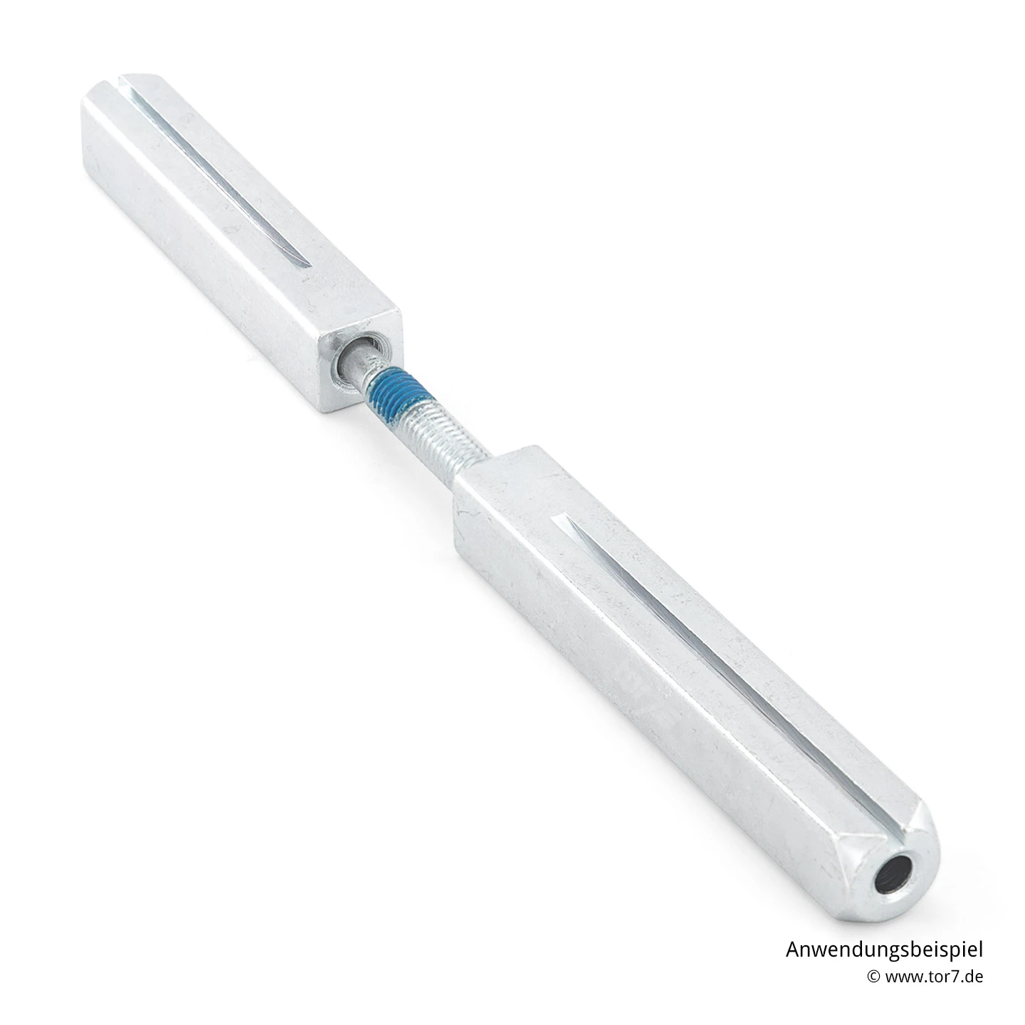 Hörmann FS Panik-Drückergarnitur D110 Rosette PZ, Alu – Bild 9