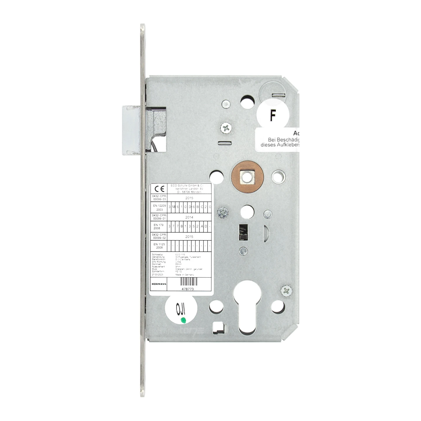 Hörmann Panikschloss ECO 115, Funktion D, Einwärts – Bild 3