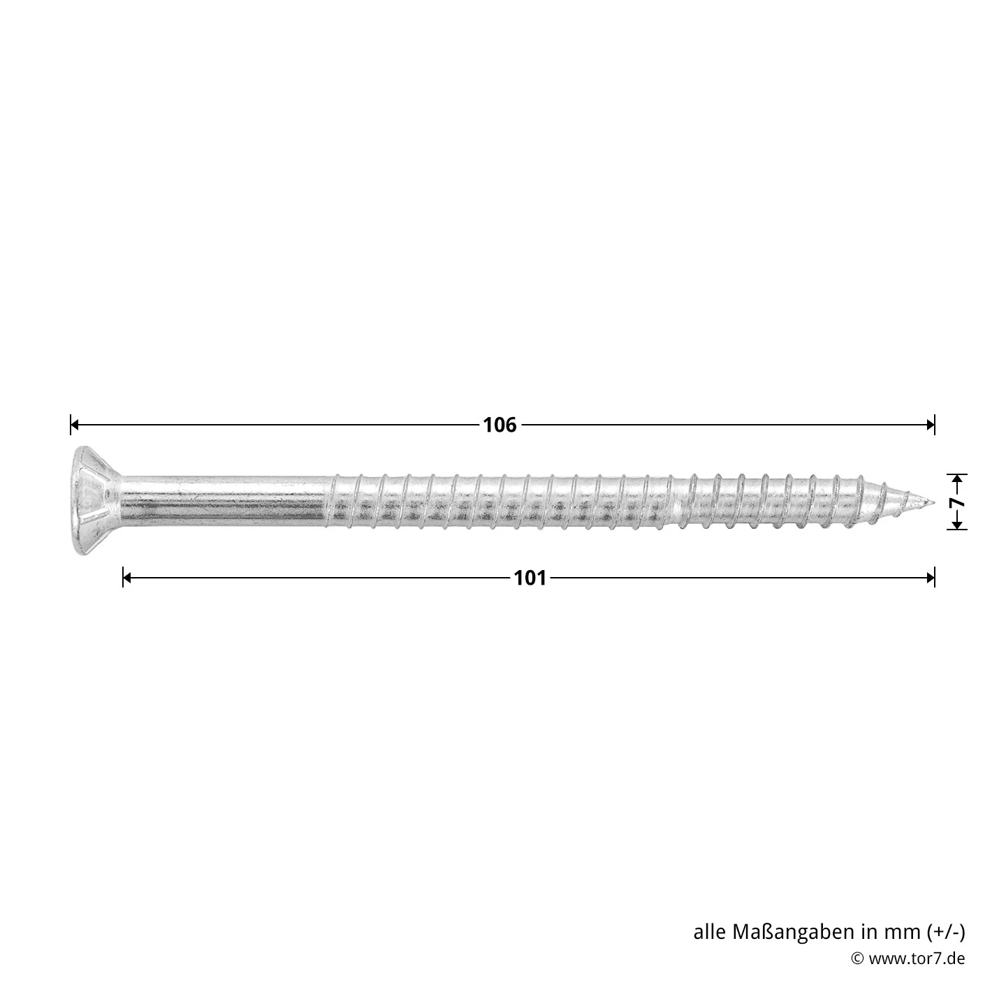 Hörmann Dübelpaket D51 Mit Senkkopfschraube, Torx – Bild 5