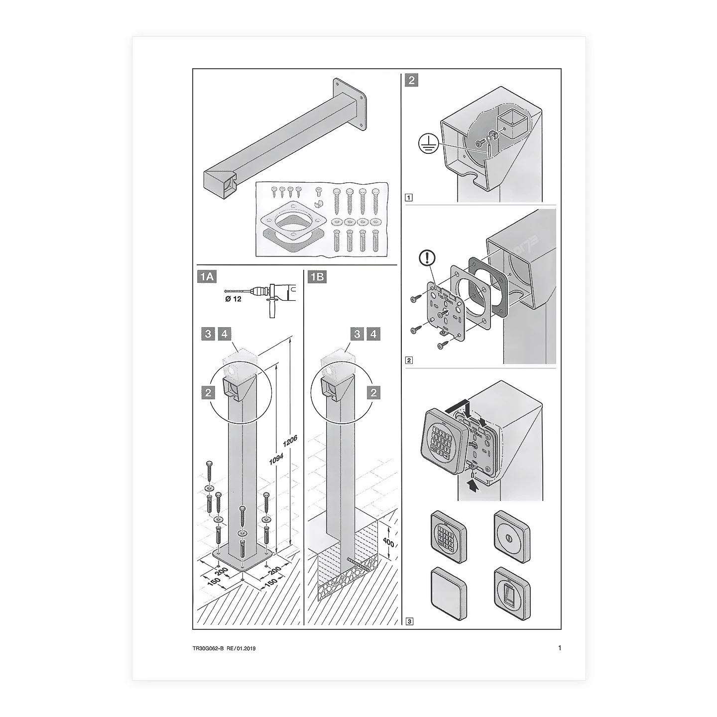 Hörmann Standsäule STN 1-1 – Bild 3