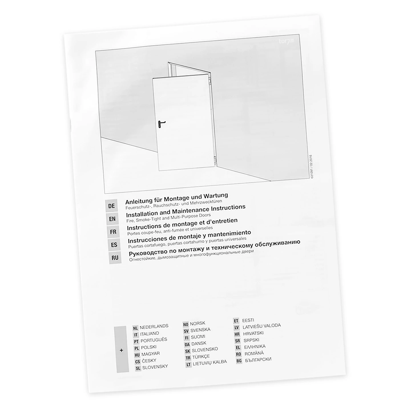 Hörmann Beipackbeutel Rauchschutz, Dichtung 6,20 M, Eckzarge – Bild 6