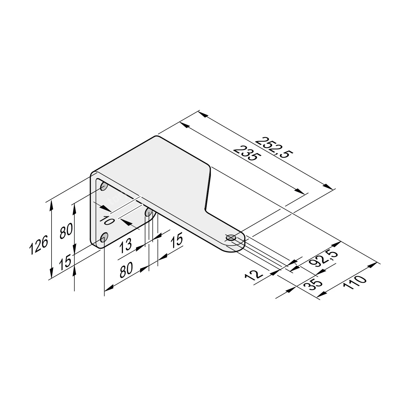SOMMER Set Torpfostenbeschlag 92/235 Twist XL – Bild 2