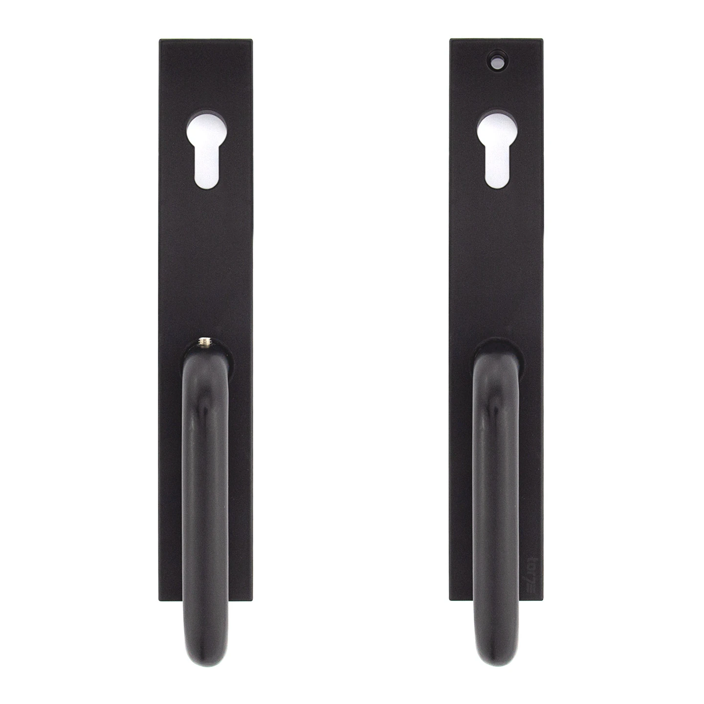 Hörmann Aluminium-Drückergarnitur, Schloss Einliegend, PZ 60/60 Mm