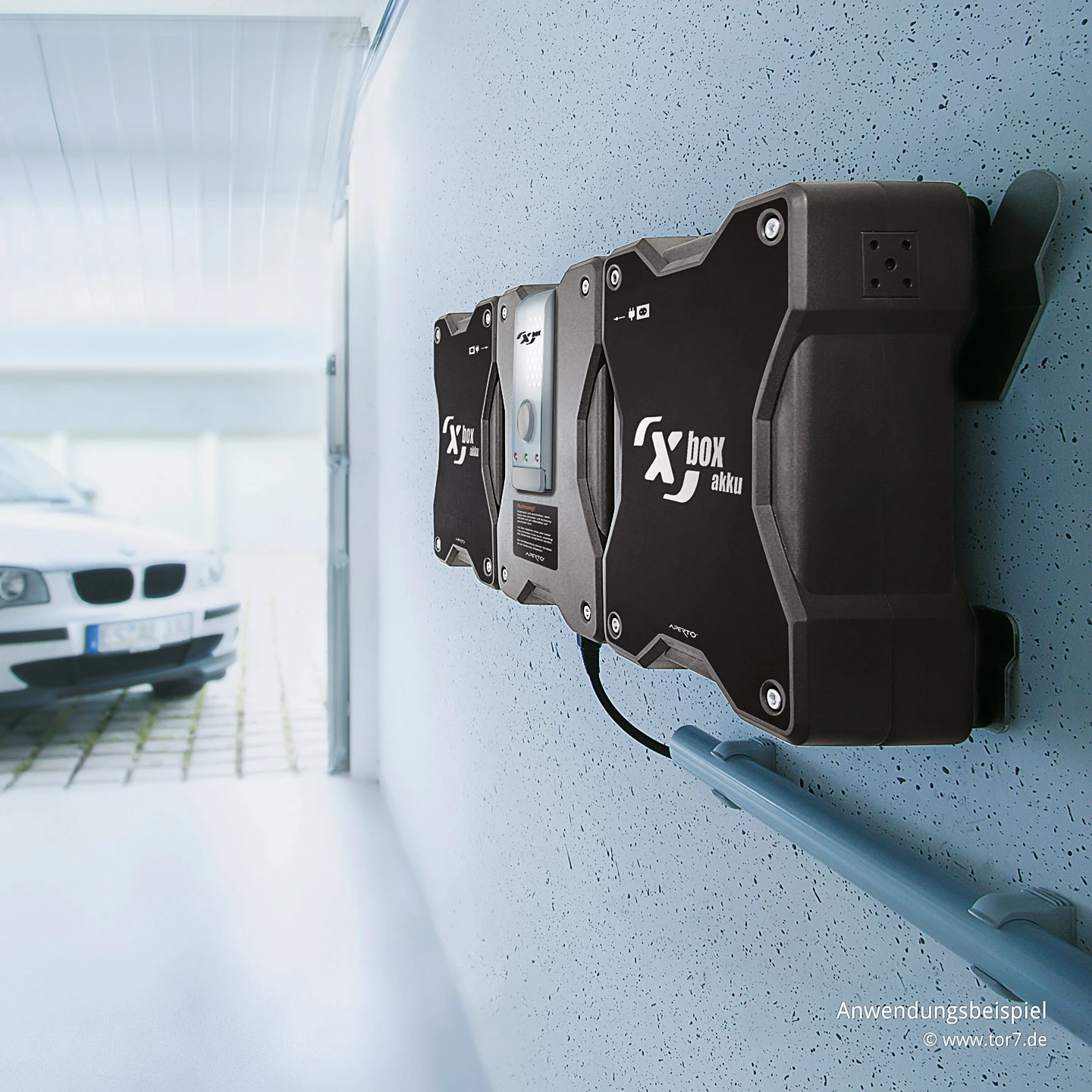 Aperto Torantrieb Akku- Und Solar, X-Box 550 N – Bild 4