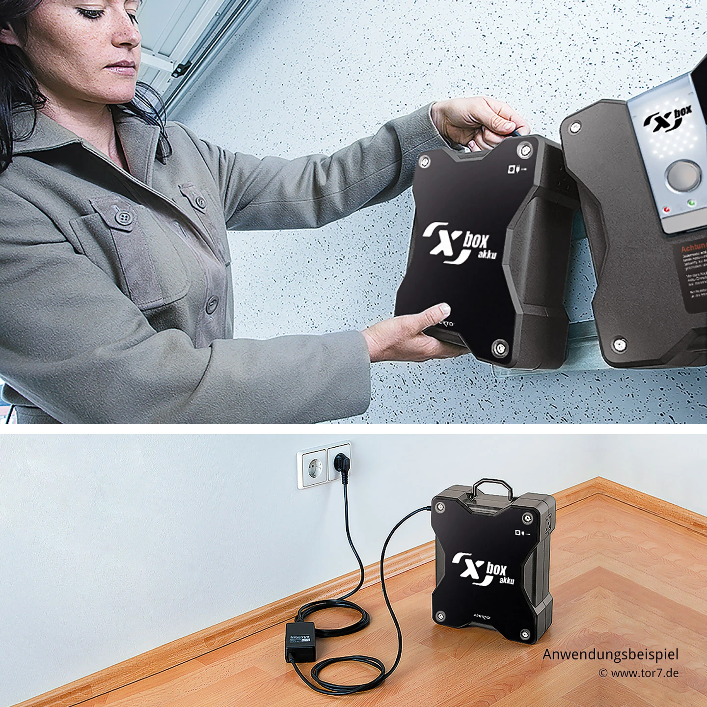 Aperto Torantrieb Akku- Und Solar, X-Box 550 N – Bild 5