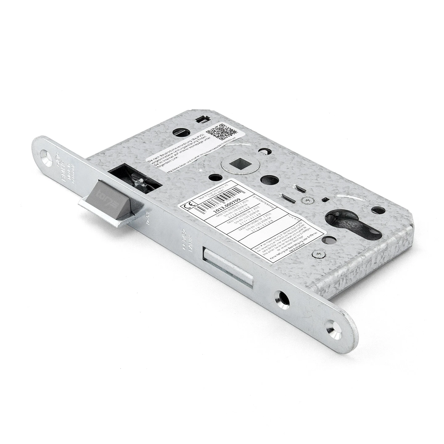 Teckentrup Einsteck-Panikschloss 1013 E Mit Verbundfalle, Stulp Verzinkt